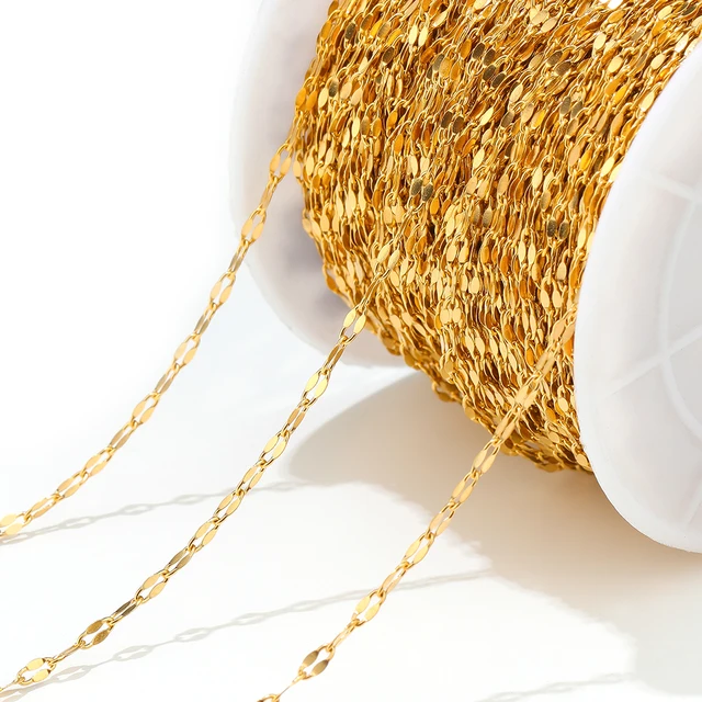 Stainless Steel Lip Chain - 45-50cm