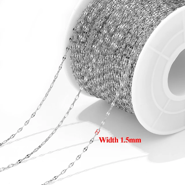 Stainless Steel Lip Chain - 45-50cm
