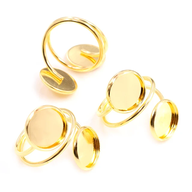 Dual Base 12mm Stainless-Steel Ring - 1 Piece