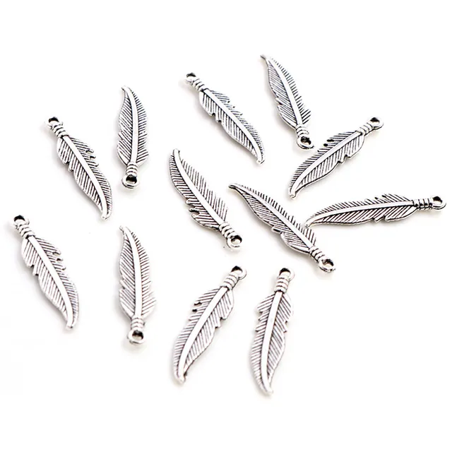 Feather Charm 27*7mm - 1 Piece