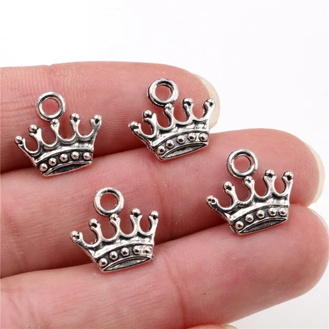 Flat Crown Charm - 1 Piece