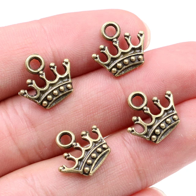Flat Crown Charm - 1 Piece