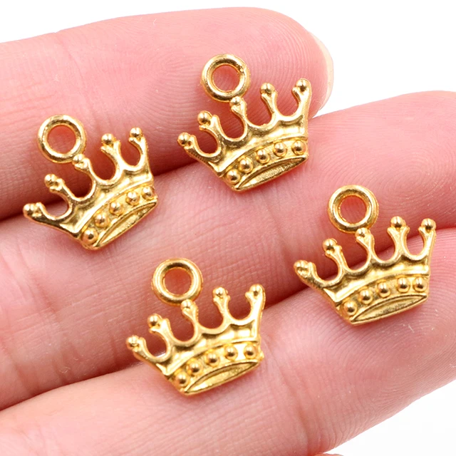Flat Crown Charm - 1 Piece