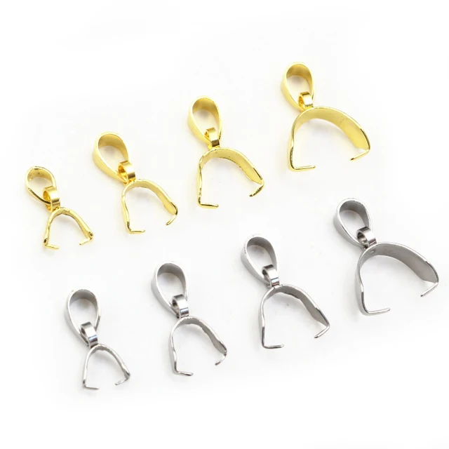 Stainless Steel Bail Connectors Design 1 - 1 Piece