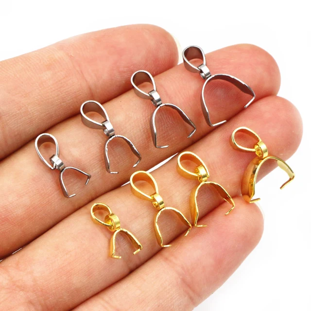 Stainless Steel Bail Connectors Design 1 - 1 Piece