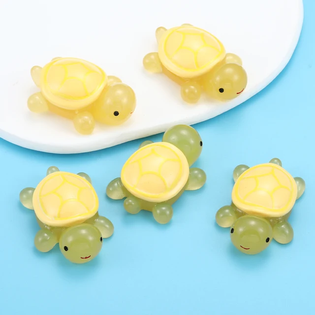 Turtle Glow In Dark Resin Charm 32*46*15mm - 1 Piece