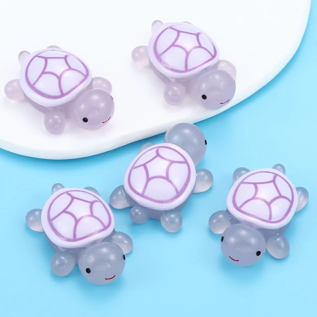 Turtle Glow In Dark Resin Charm 32*46*15mm - 1 Piece