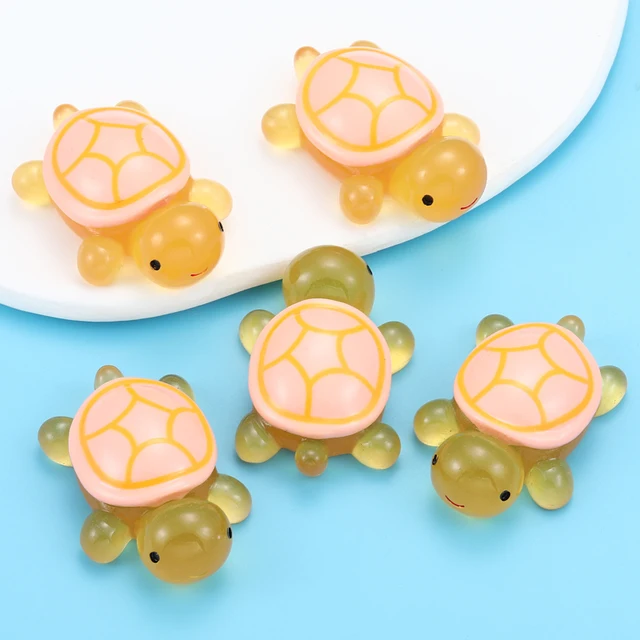 Turtle Glow In Dark Resin Charm 32*46*15mm - 1 Piece