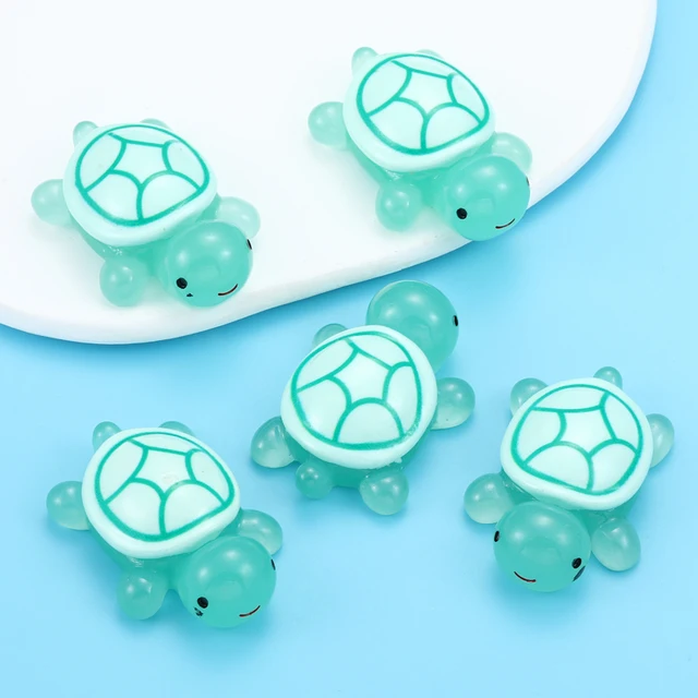 Turtle Glow In Dark Resin Charm 32*46*15mm - 1 Piece