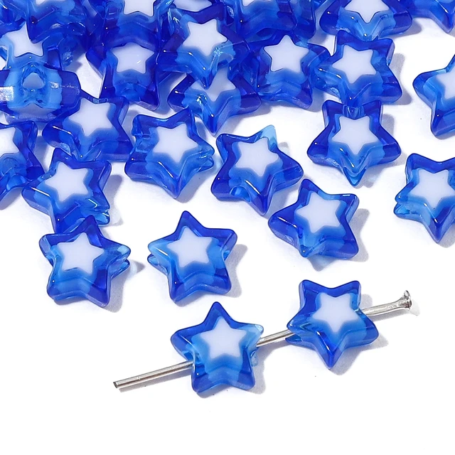 Acrylic Star Bead - 10 Pieces