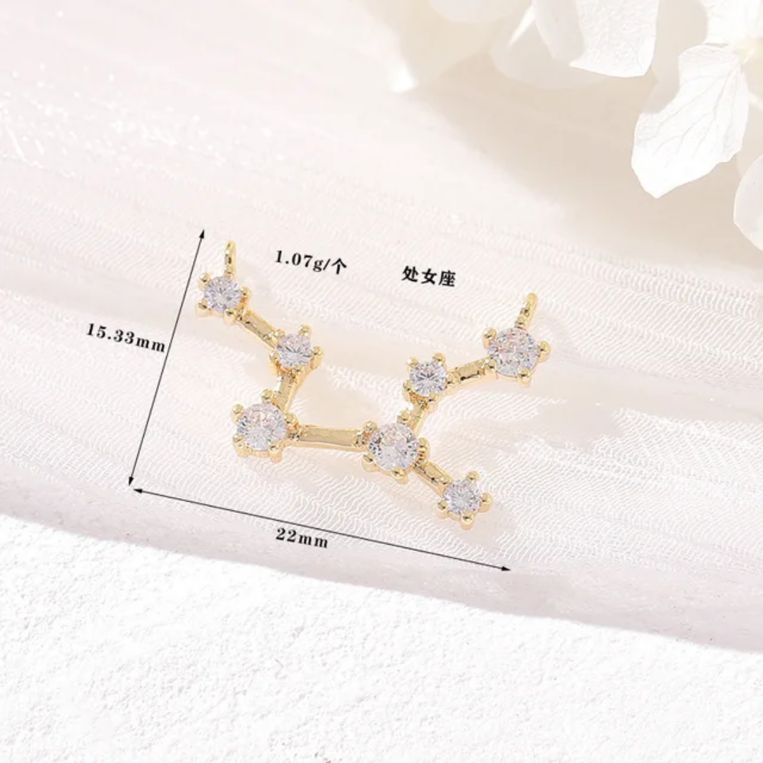 14K Gold Plated Constellation - 1 Piece