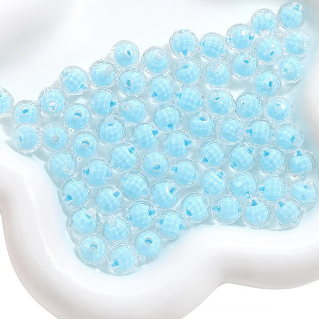 Acrylic Round Bead - 10 Pieces