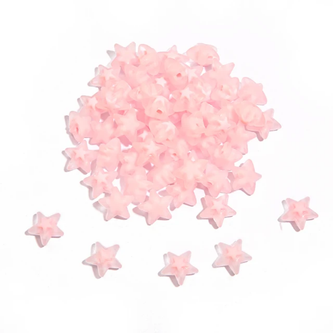 Acrylic Star Bead - 1 Piece