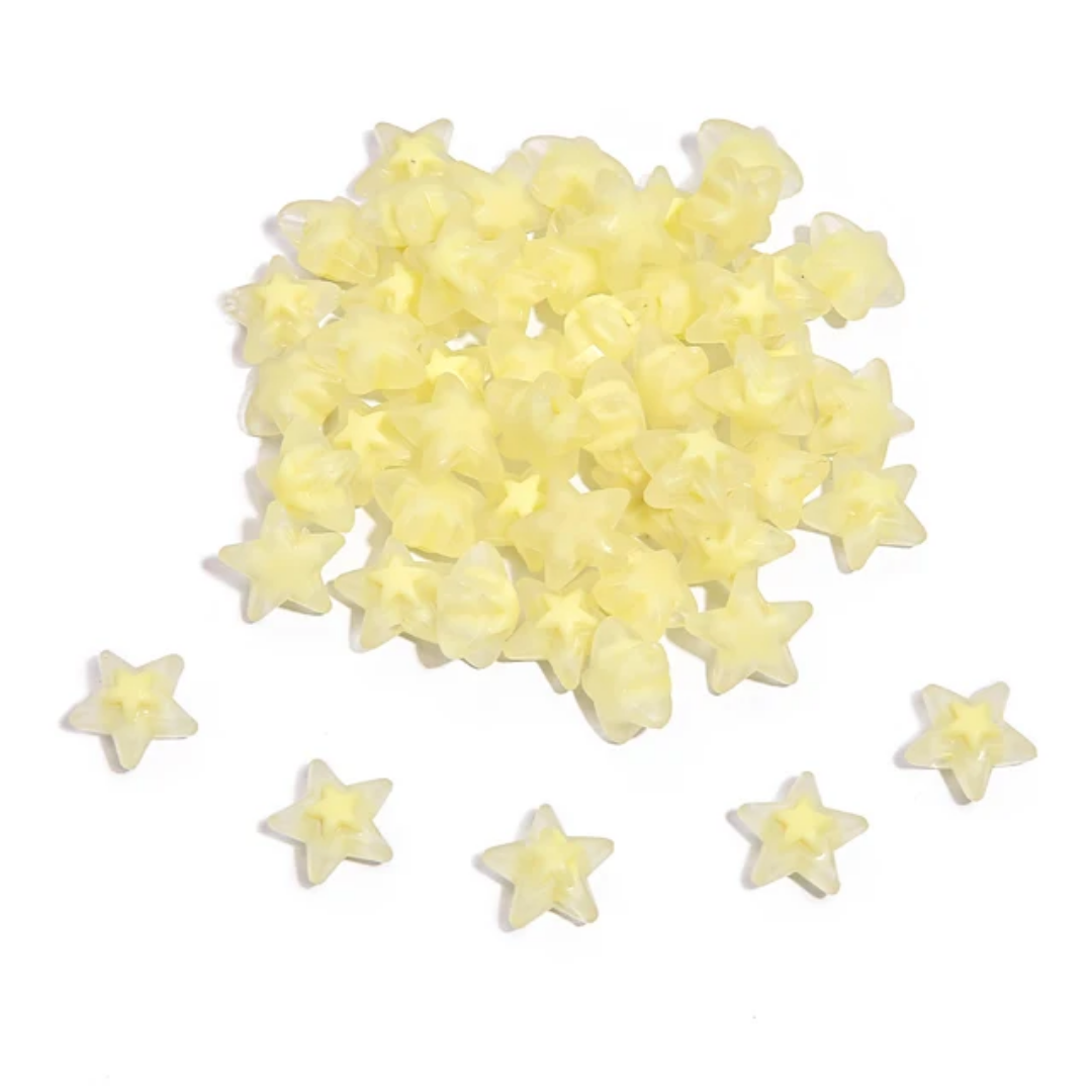 Acrylic Star Bead - 1 Piece
