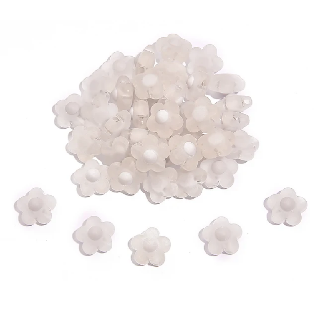Acrylic Flower Bead - 1 Piece