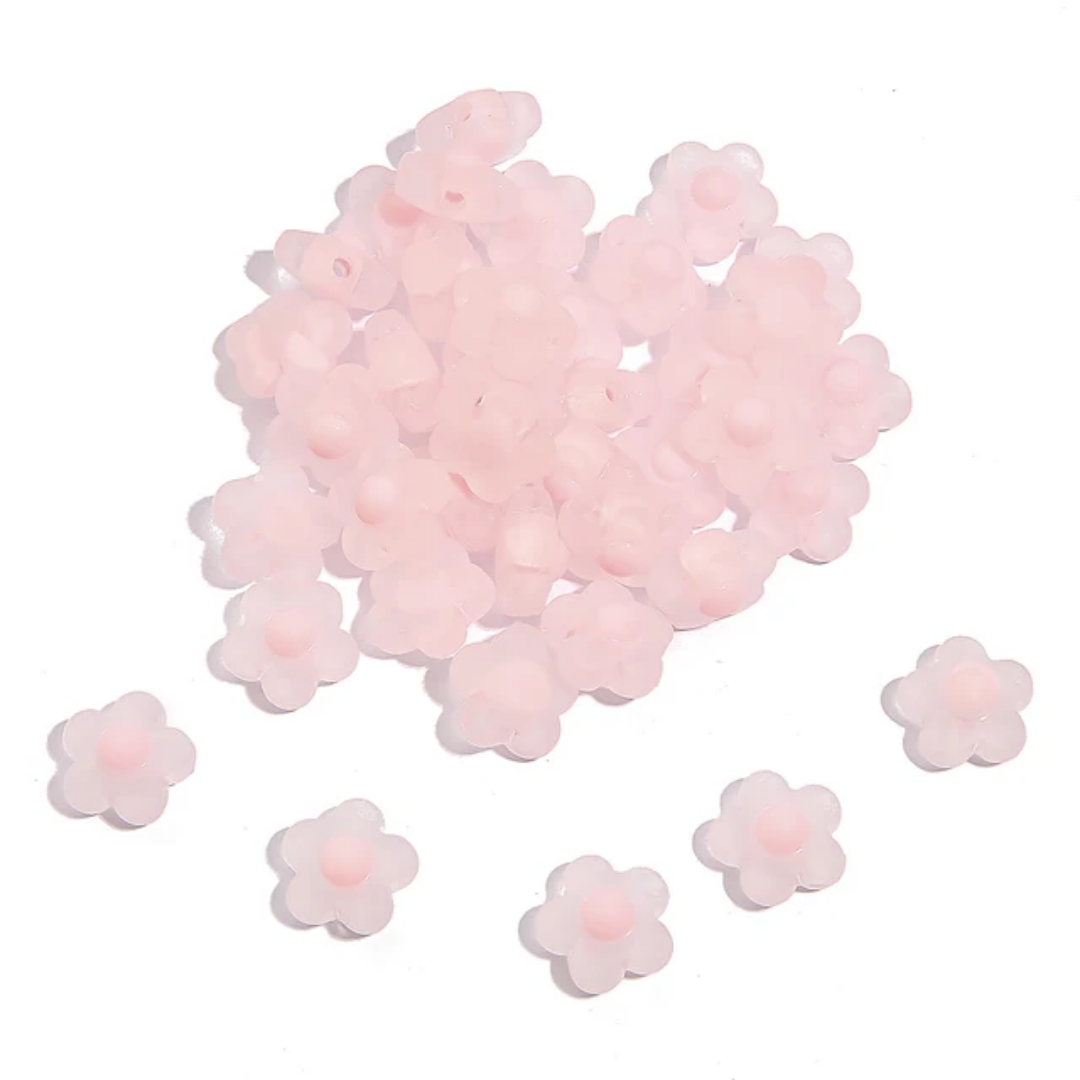 Acrylic Flower Bead - 1 Piece