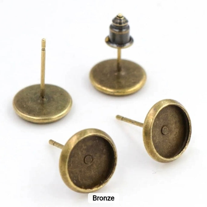 Blank Base Stud - 1 Pair