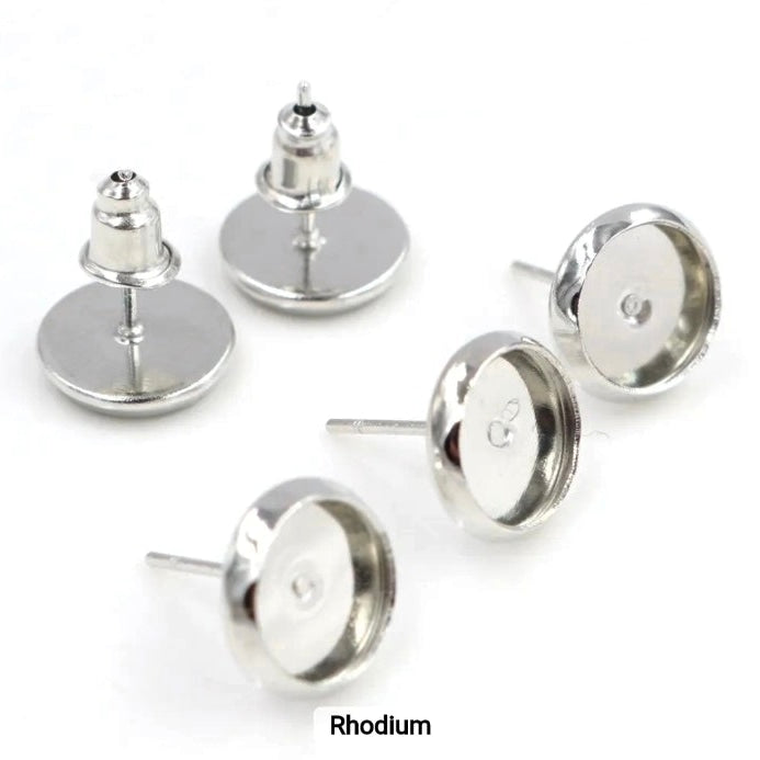 Blank Base Stud - 1 Pair