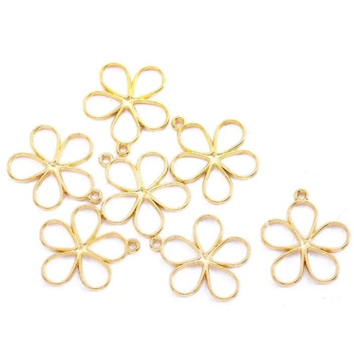 Simple Flower Charm - 1 Pc