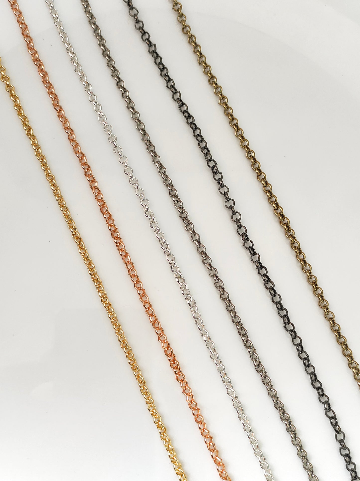 4mm Width Circle Chain - 80-90cms without connectors