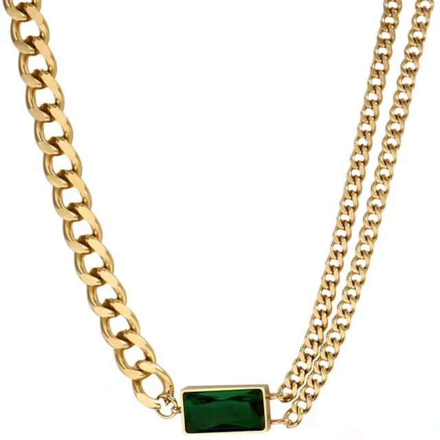 Green Stone Necklace