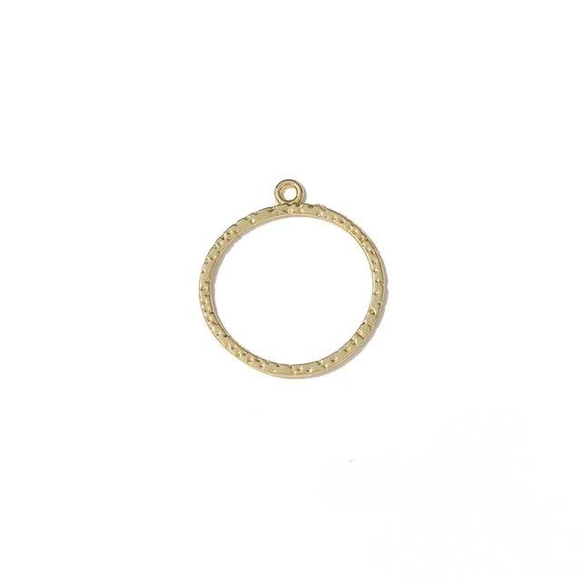 Geometry Hollow Irregular Bezel - 1 Piece - Light Gold Shade