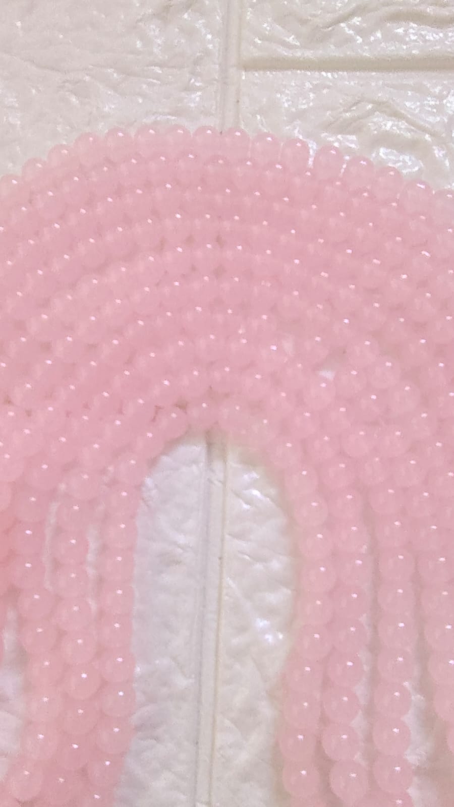Jelly Beads Light Pink - approx. 100 beads