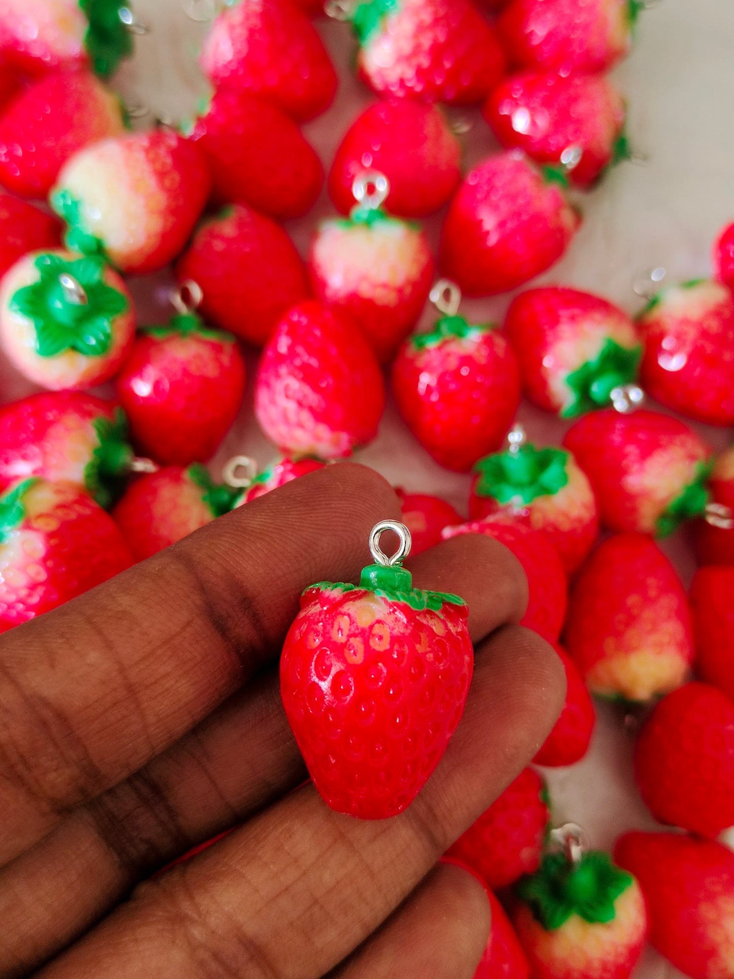 Strawberry Pendant - 1 Piece