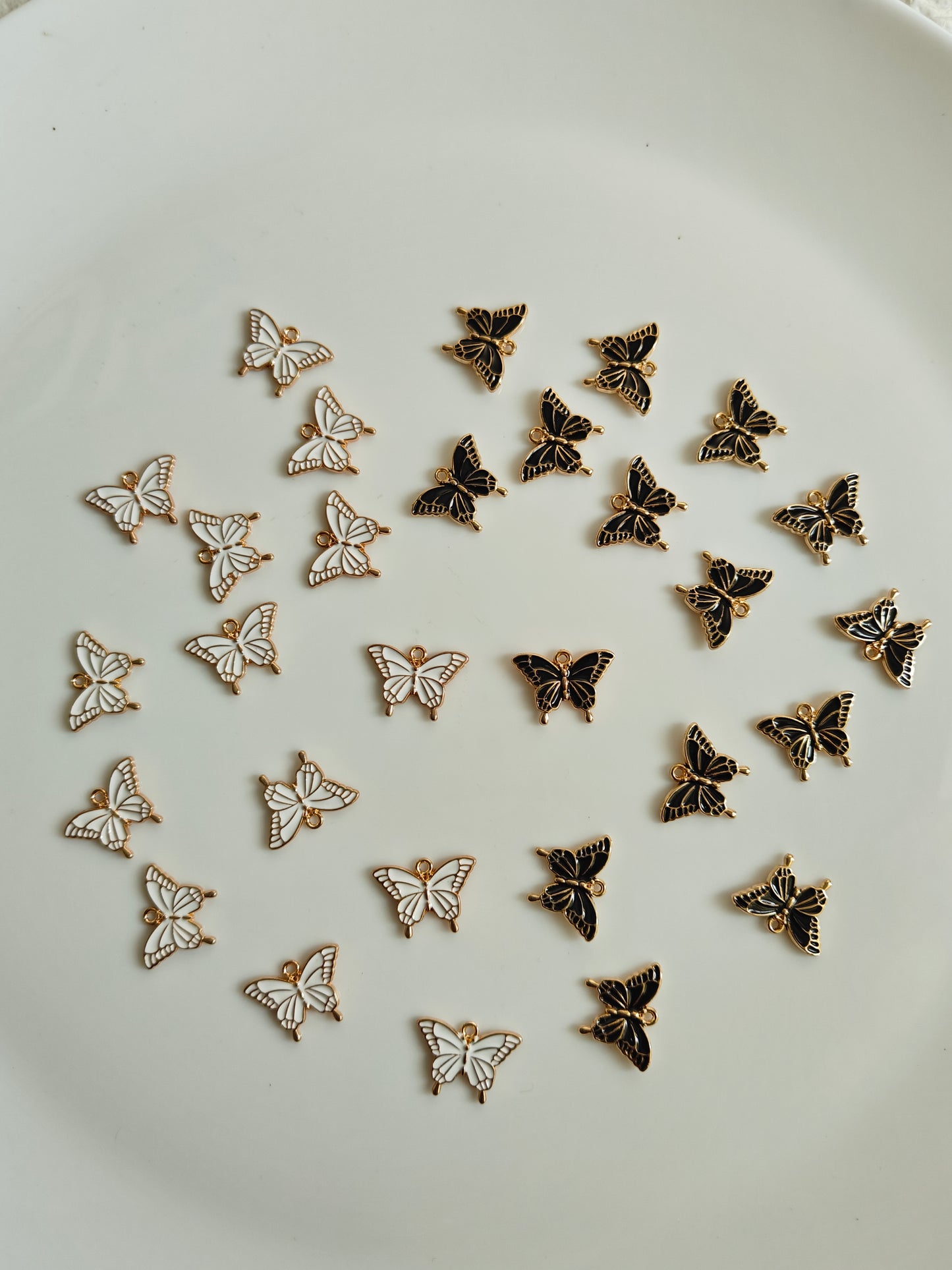 Butterlfy Enamel Charm - 1 Piece