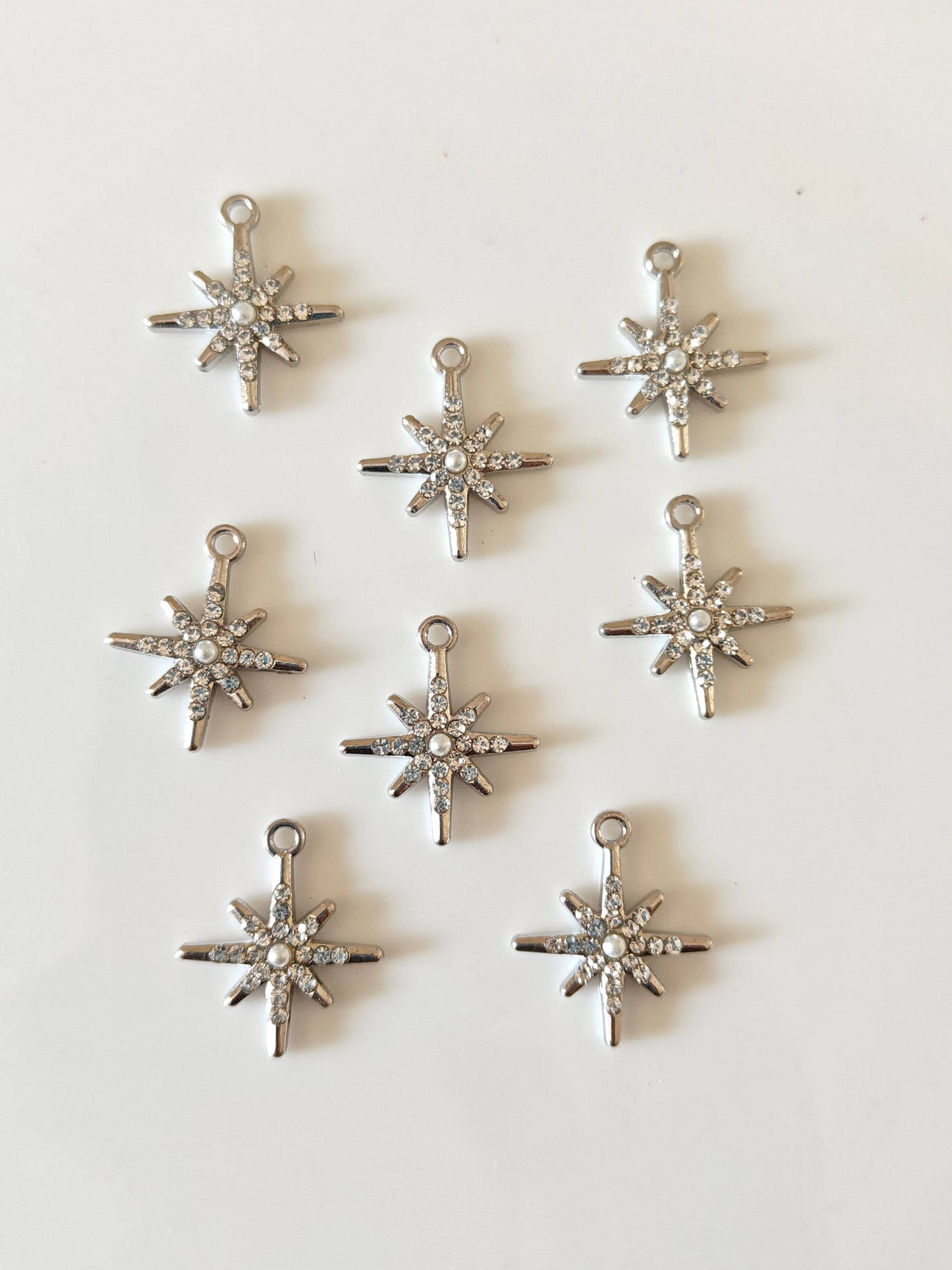 Eight Pointed Star Charm - 1 Piece