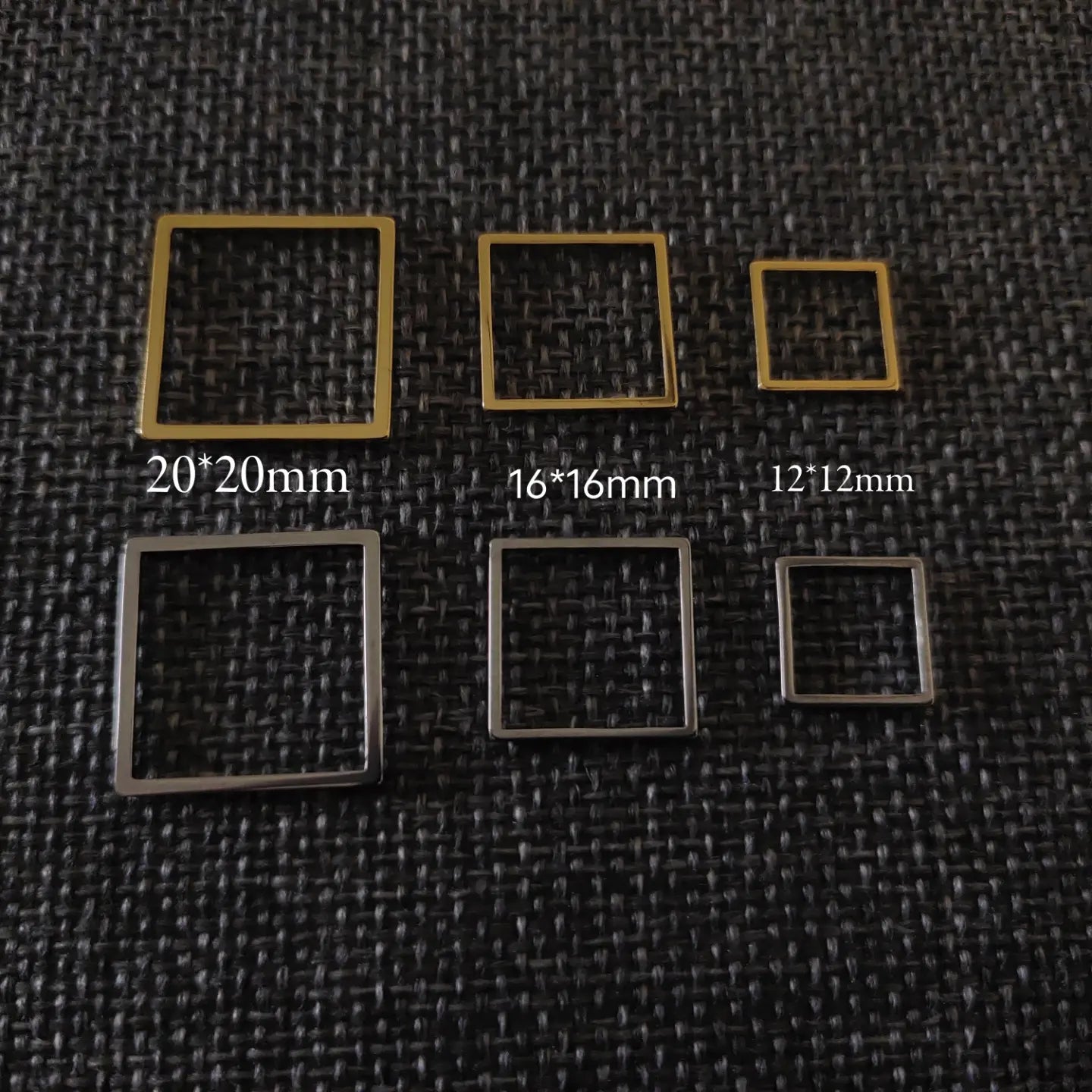 Square Open Bezel - 1 Piece
