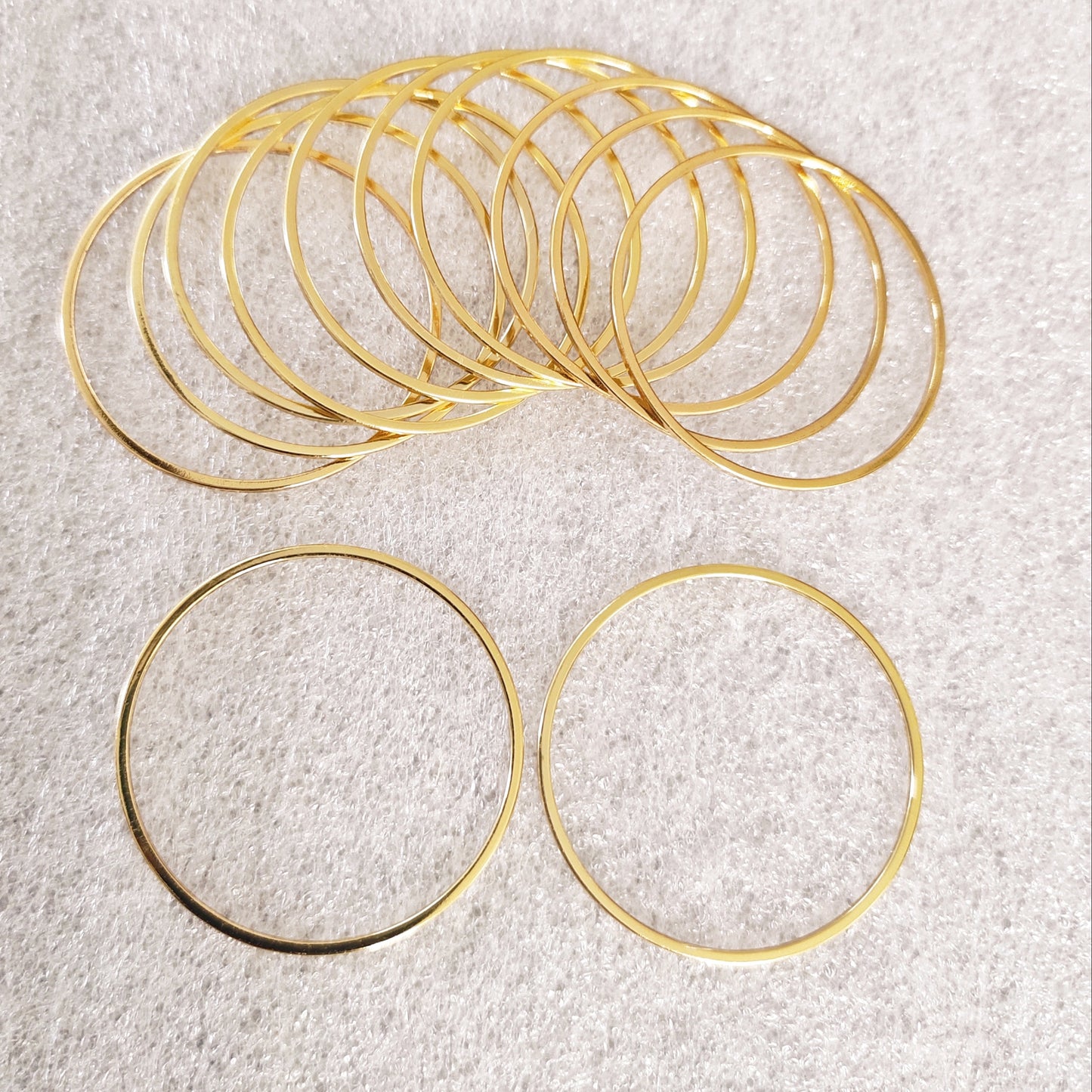 Stainless Steel Circle Open Bezel - 1 Piece