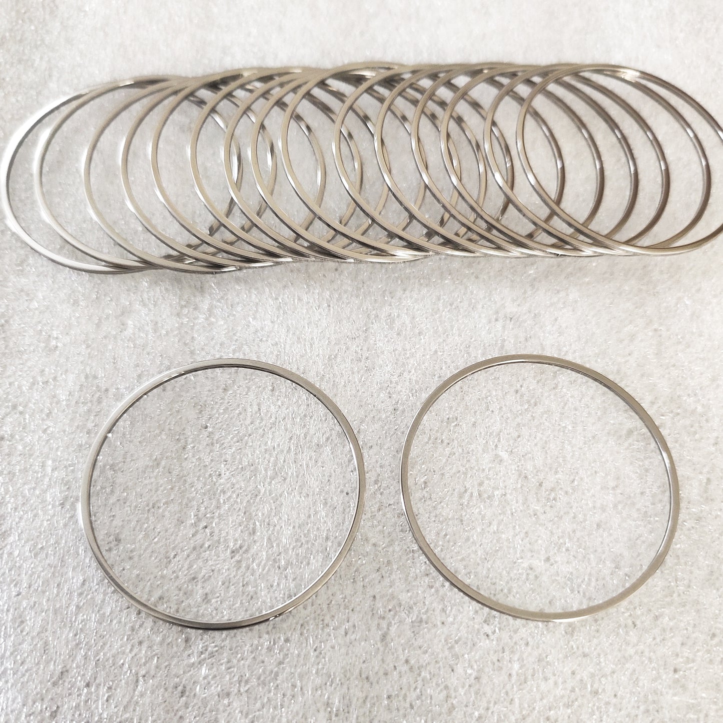 Stainless Steel Circle Open Bezel - 1 Piece