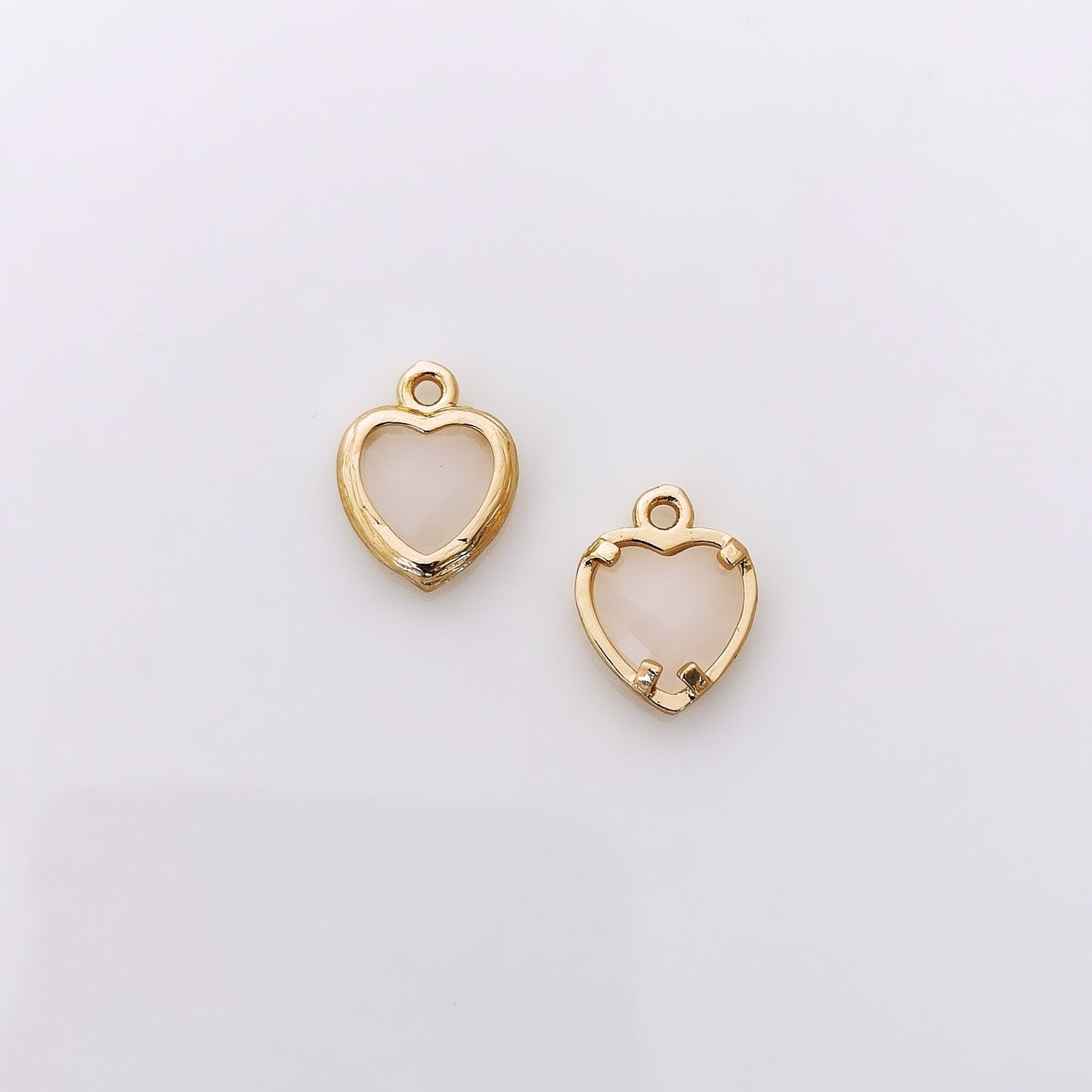 CZ Heart Charm - 1 Piece