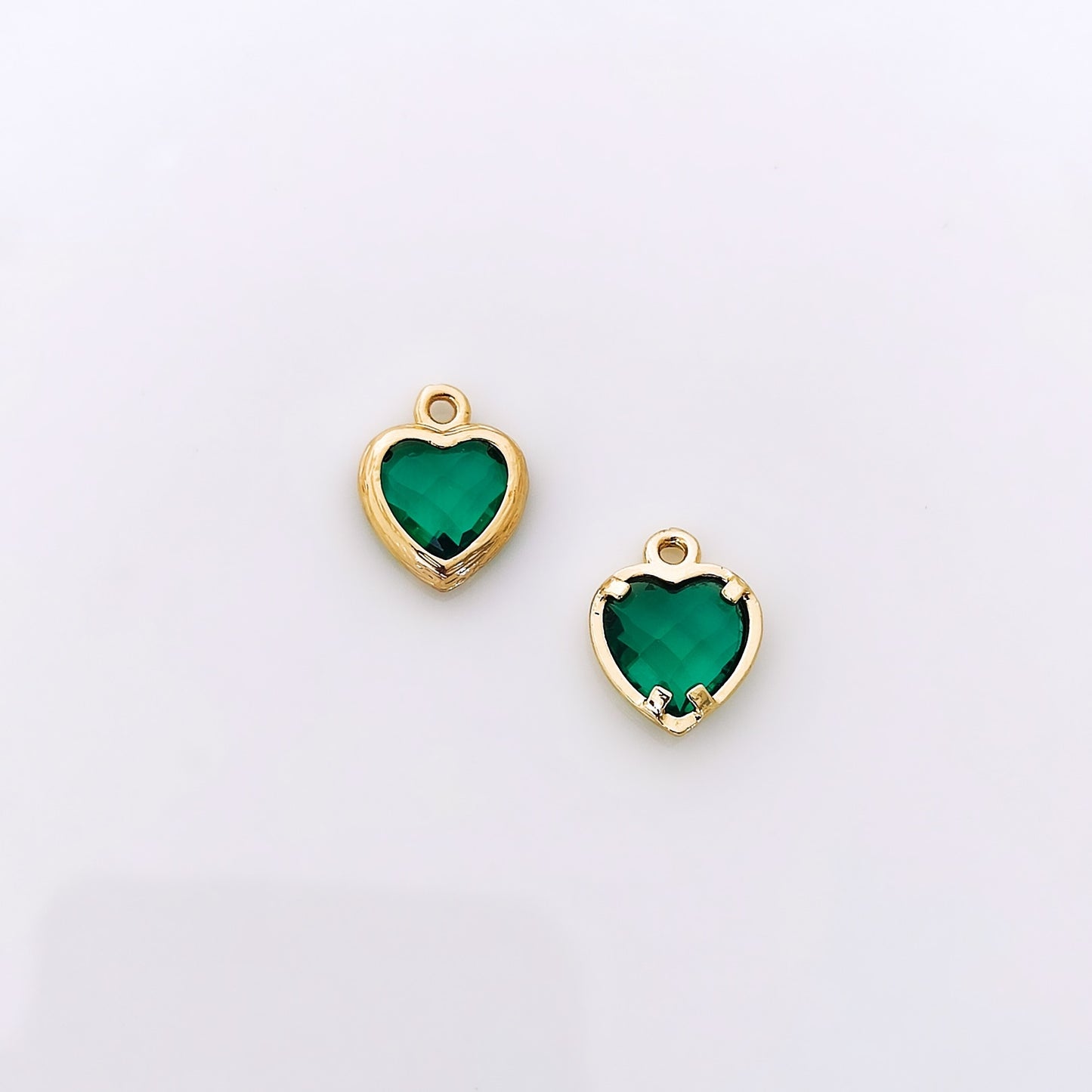 CZ Heart Charm - 1 Piece