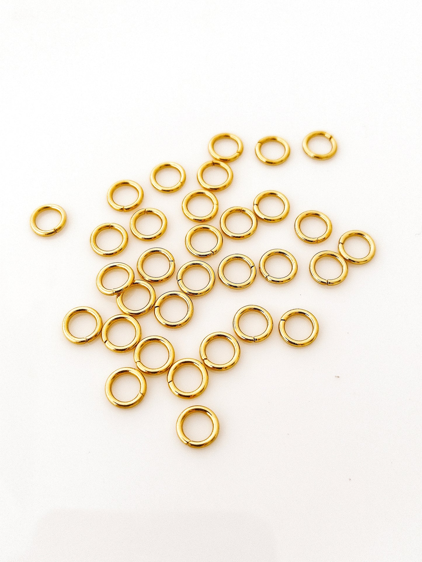 Stainless Steel Jump Rings - 20 Pieces