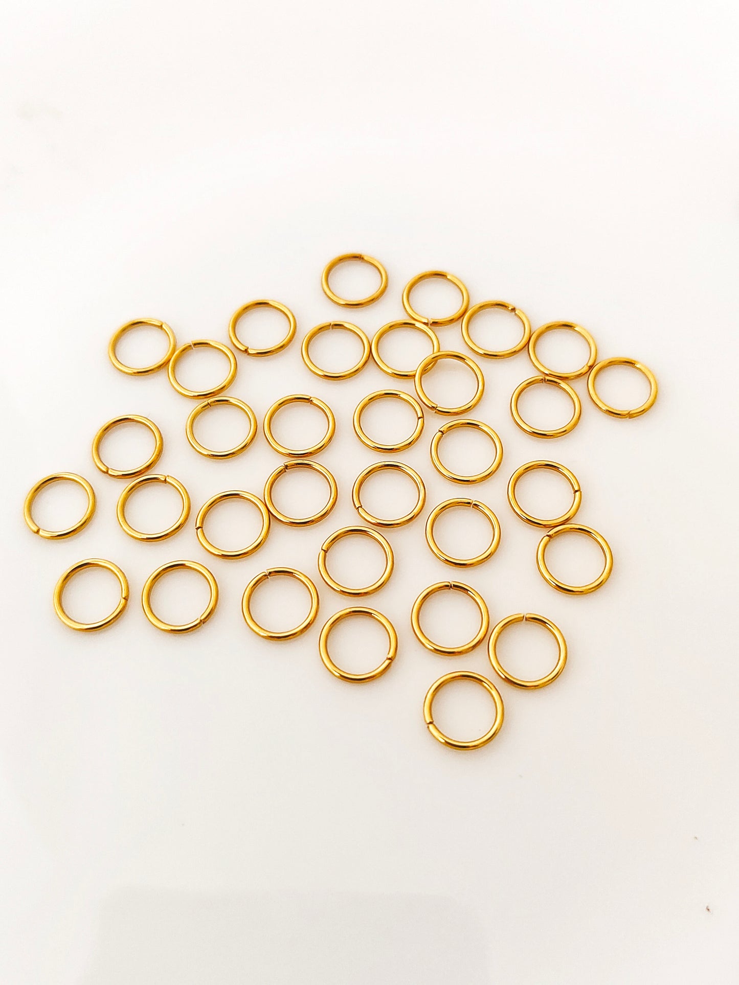 Stainless Steel Jump Rings - 20 Pieces