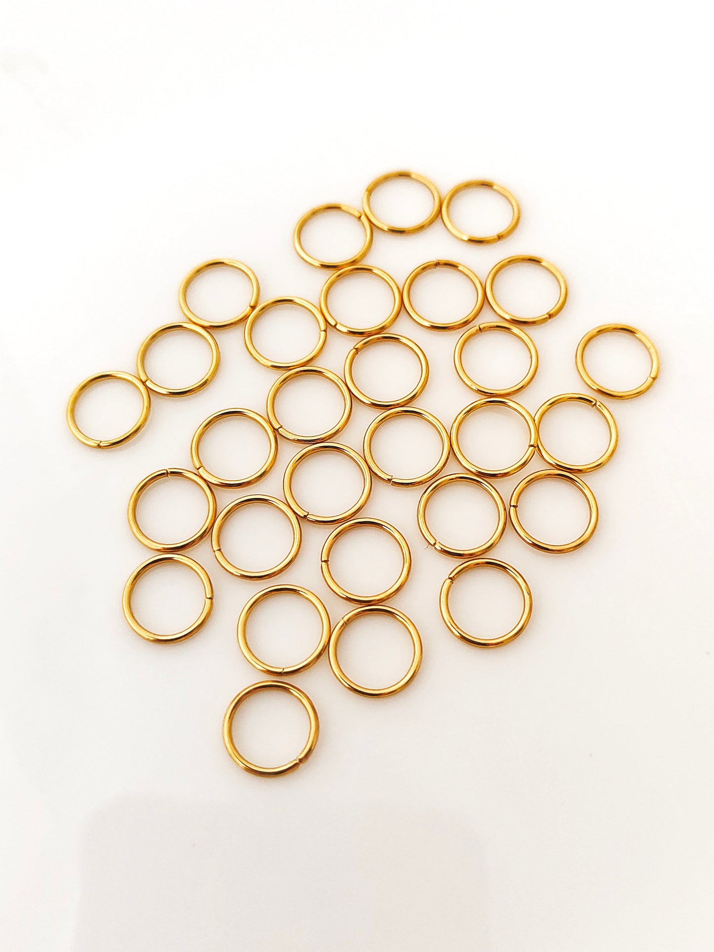 Stainless Steel Jump Rings - 20 Pieces