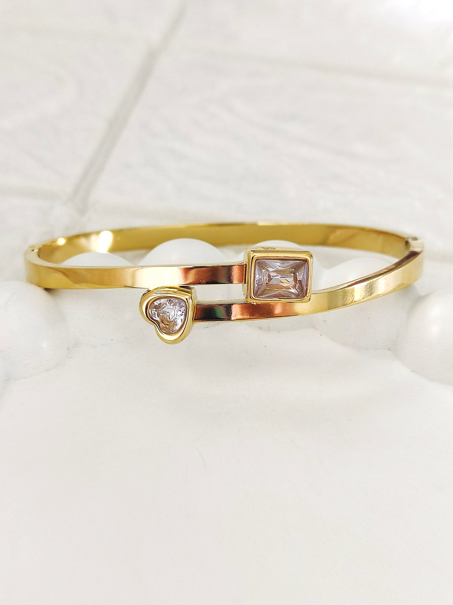 White Gemstone Bracelet