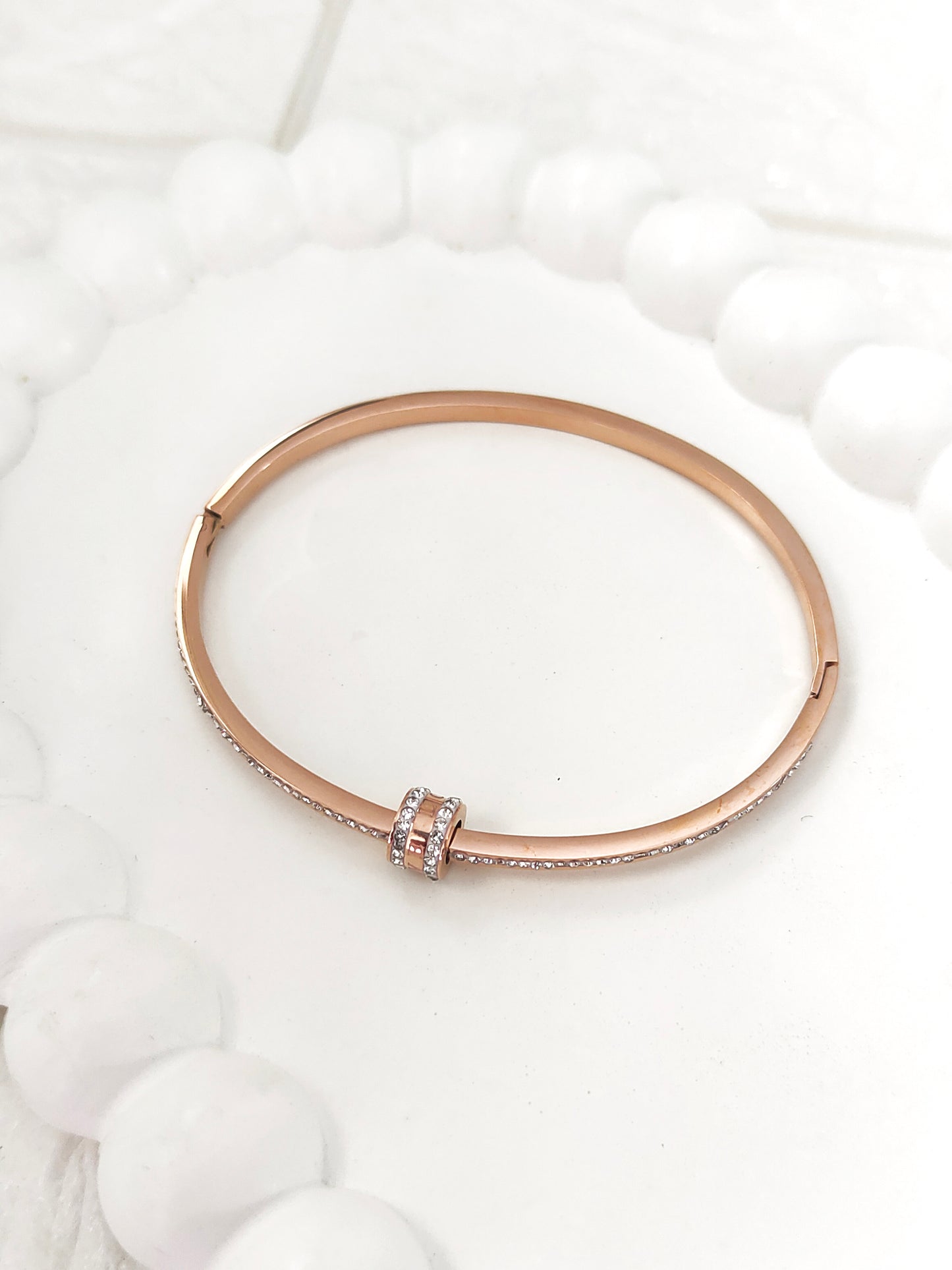 Rose Gold Stone Bracelet