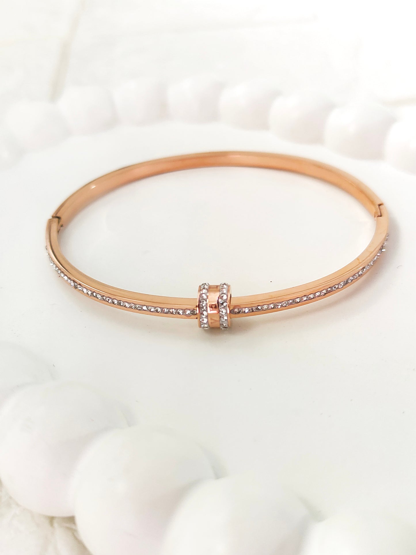 Rose Gold Stone Bracelet