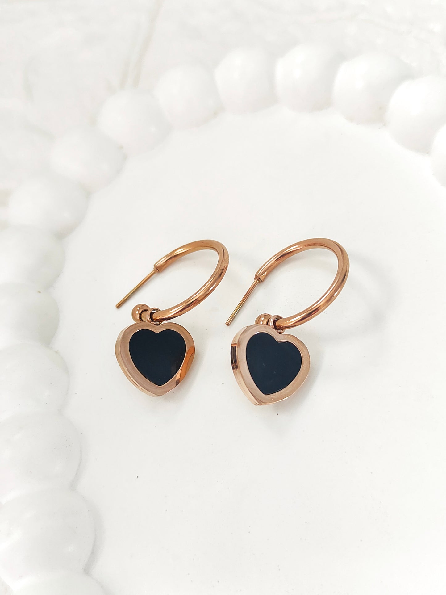 Double Side Heart Earring