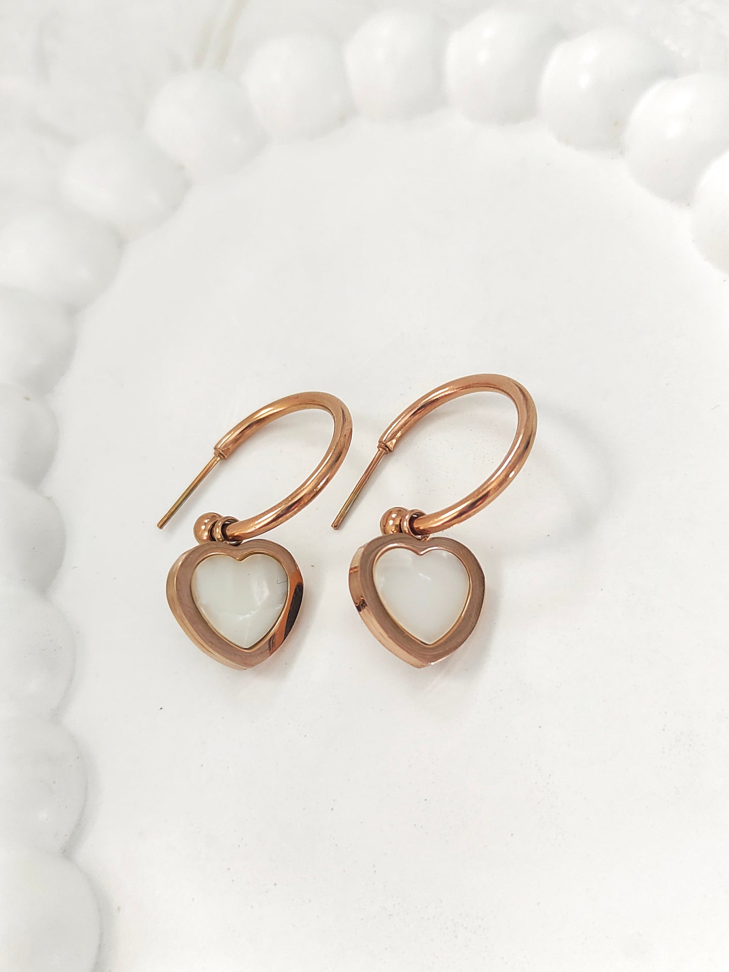 Double Side Heart Earring