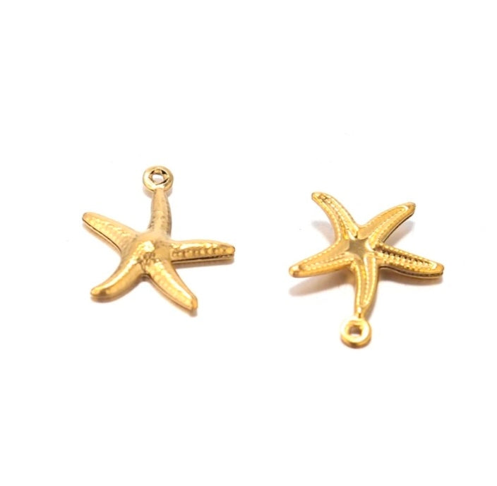 Star and Shell Charm - 1 Piece