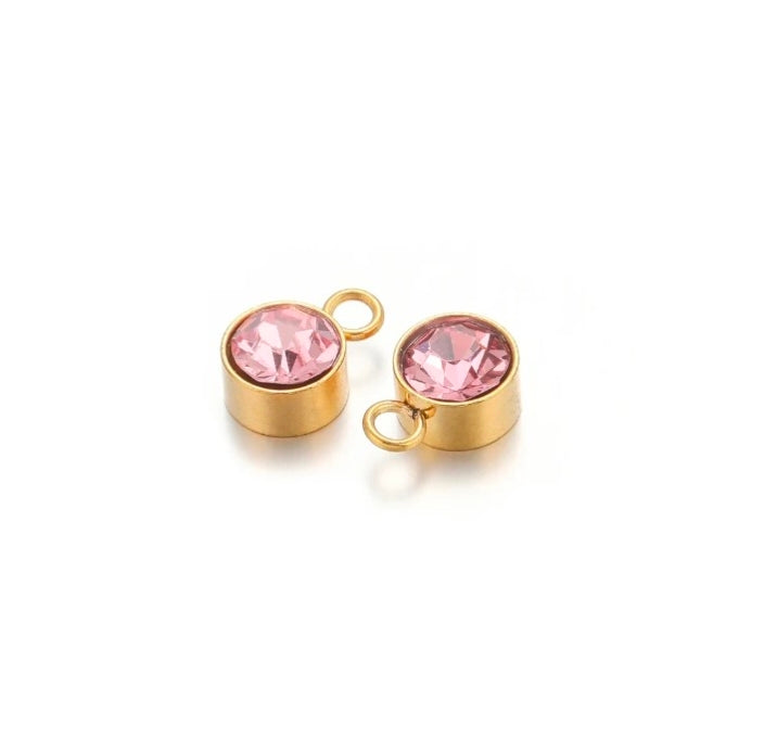 Round ZC Pendant Charm - 1 Piece