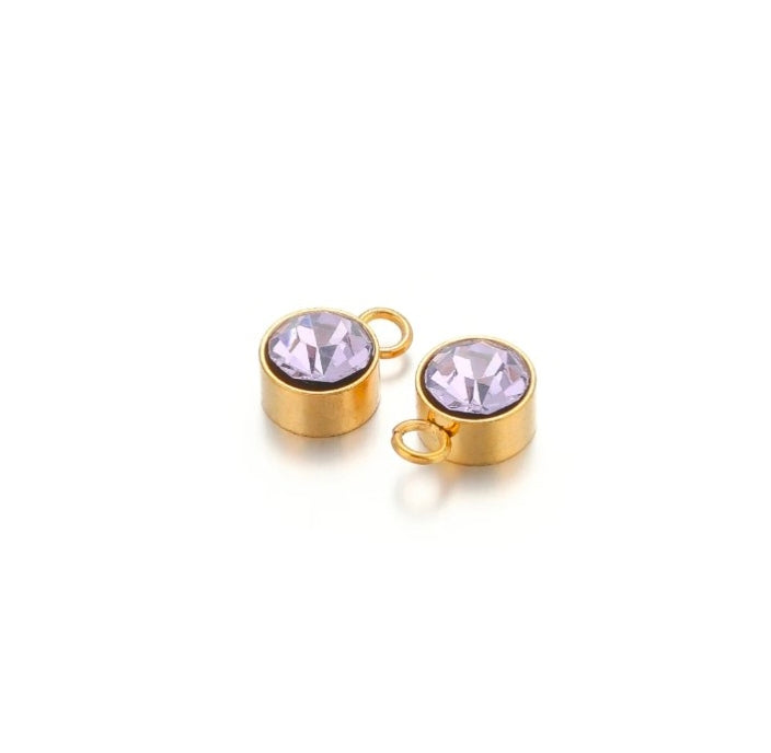 Round ZC Pendant Charm - 1 Piece