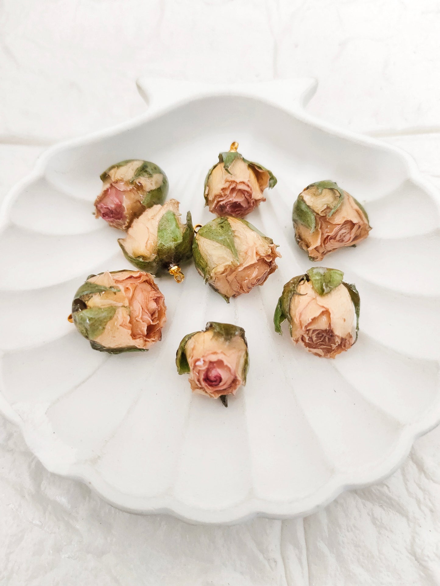Rose Buds L.Pink - 15-25mm - 1 Piece