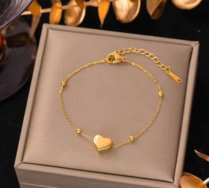 Heart Beaded Bracelet