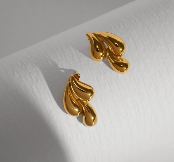 Tri Drop Earring