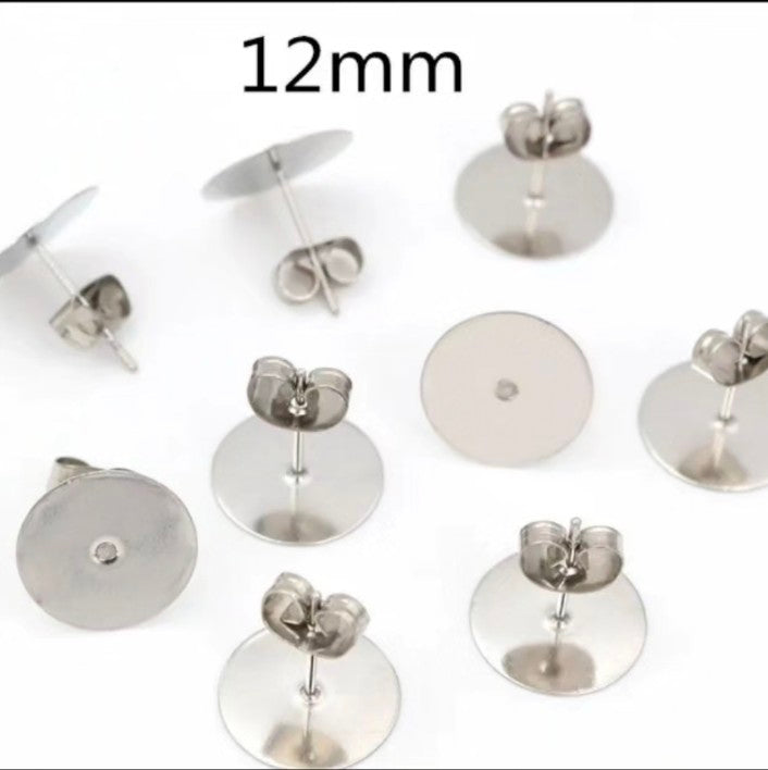 Back Base - 1 Pair with Butterfly Back Stopper